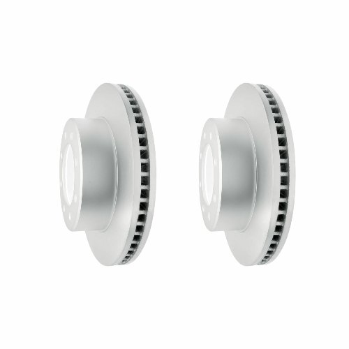 Front Geomet Coated Anti Rust Brake Rotor Set of 2
