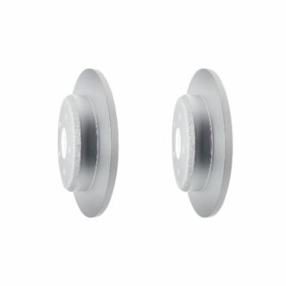 Rear Geomet Coated Anti Rust Brake Rotor Set of 2