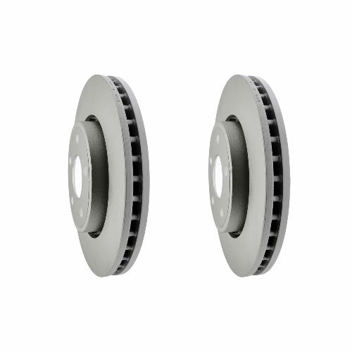 Front Geomet Coated Anti Rust Brake Rotor Set of 2