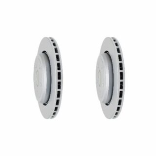 Rear Geomet Coated Anti Rust Brake Rotor Set of 2