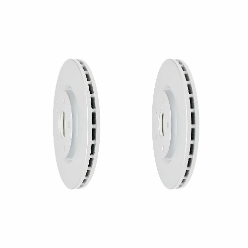 Front Geomet Coated Anti Rust Brake Rotor Set of 2