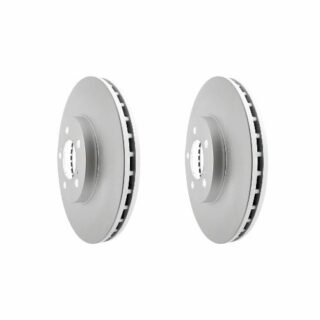 Front Geomet Coated Anti Rust Brake Rotor Set of 2