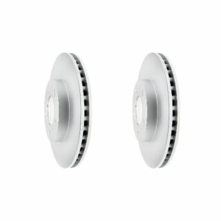 Front Geomet Coated Anti Rust Brake Rotor Set of 2