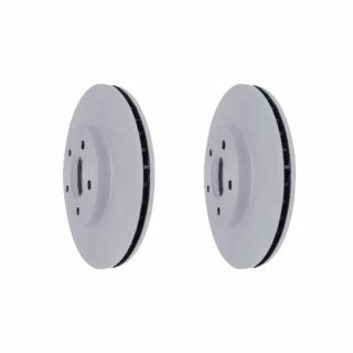Front Geomet Coated Anti Rust Brake Rotor Set of 2