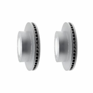 Front Geomet Coated Anti Rust Brake Rotor Set of 2
