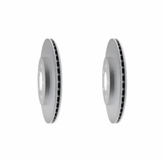Rear Geomet Coated Anti Rust Brake Rotor Set of 2