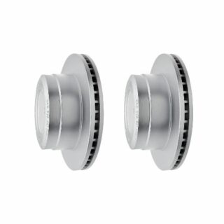 Rear Geomet Coated Anti Rust Brake Rotor Set of 2