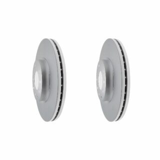 Front Geomet Coated Anti Rust Brake Rotor Set of 2
