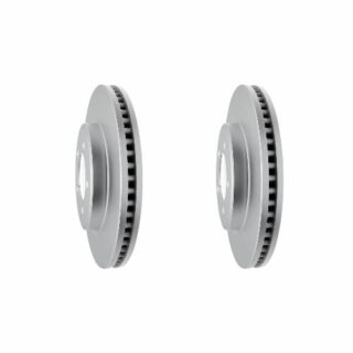 Front Geomet Coated Anti Rust Brake Rotor Set of 2