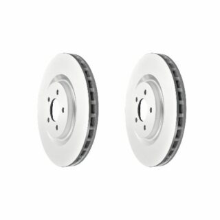 Front Geomet Coated Anti Rust Brake Rotor Set of 2