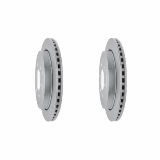 Rear Geomet Coated Anti Rust Brake Rotor Set of 2