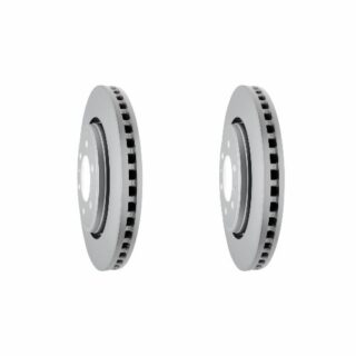 Front Geomet Coated Anti Rust Brake Rotor Set of 2