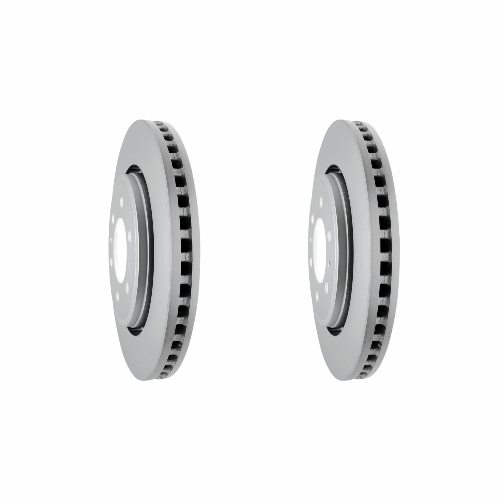 Front Geomet Coated Anti Rust Brake Rotor Set of 2