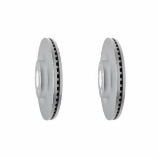 Front Geomet Coated Anti Rust Brake Rotor Set of 2