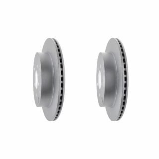 Rear Geomet Coated Anti Rust Brake Rotor Set of 2