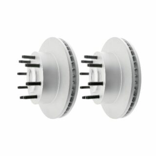 Front Geomet Coated Anti Rust Brake Rotor Set of 2