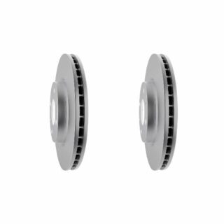 Front Geomet Coated Anti Rust Brake Rotor Set of 2