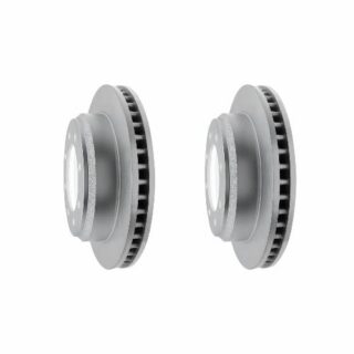 Rear Geomet Coated Anti Rust Brake Rotor Set of 2
