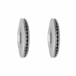 Front Geomet Coated Anti Rust Brake Rotor Set of 2