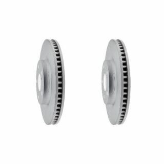 Front Geomet Coated Anti Rust Brake Rotor Set of 2