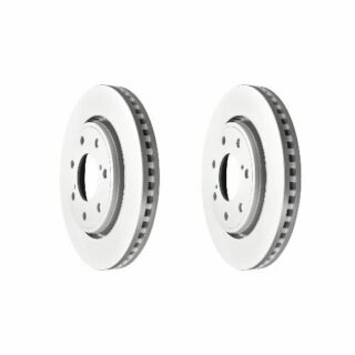 Front Geomet Coated Anti Rust Brake Rotor Set of 2