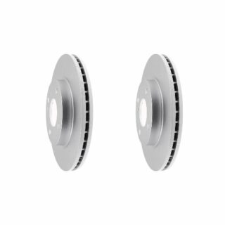 Front Geomet Coated Anti Rust Brake Rotor Set of 2