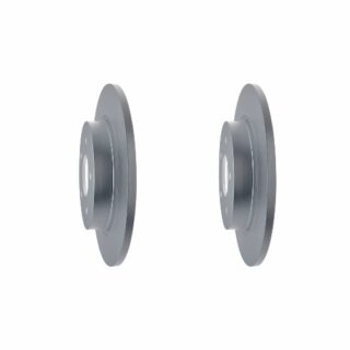 Rear Geomet Coated Anti Rust Brake Rotor Set of 2