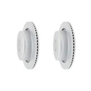 Rear Geomet Coated Anti Rust Brake Rotor Set of 2