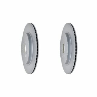 Rear Geomet Coated Anti Rust Brake Rotor Set of 2