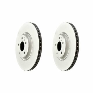 Front Geomet Coated Anti Rust Brake Rotor Set of 2