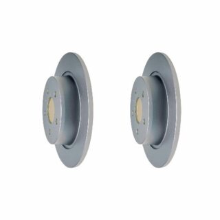 Rear Geomet Coated Anti Rust Brake Rotor Set of 2