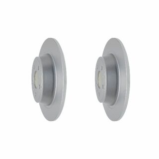 Rear Geomet Coated Anti Rust Brake Rotor Set of 2