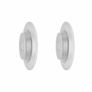 Rear Geomet Coated Anti Rust Brake Rotor Set of 2