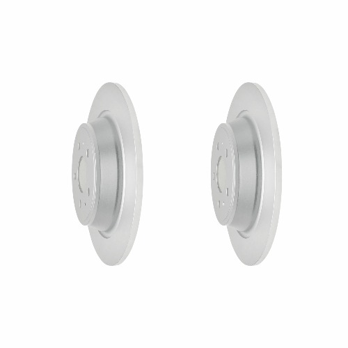 Rear Geomet Coated Anti Rust Brake Rotor Set of 2