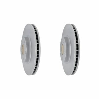 Front Geomet Coated Anti Rust Brake Rotor Set of 2
