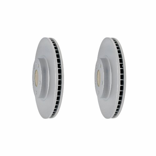 Front Geomet Coated Anti Rust Brake Rotor Set of 2