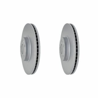 Front Geomet Coated Anti Rust Brake Rotor Set of 2
