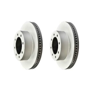 Front Geomet Coated Anti Rust Brake Rotor Set of 2