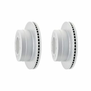 Rear Geomet Coated Anti Rust Brake Rotor Set of 2