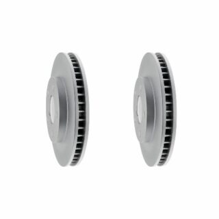 Front Geomet Coated Anti Rust Brake Rotor Set of 2