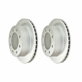 Rear Geomet Coated Anti Rust Brake Rotor Set of 2