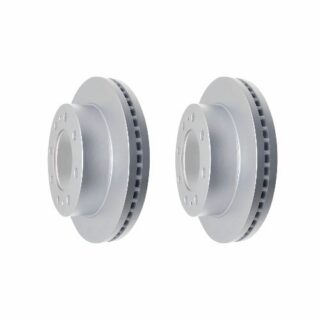 Front Geomet Coated Anti Rust Brake Rotor Set of 2