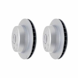 Rear Geomet Coated Anti Rust Brake Rotor Set of 2
