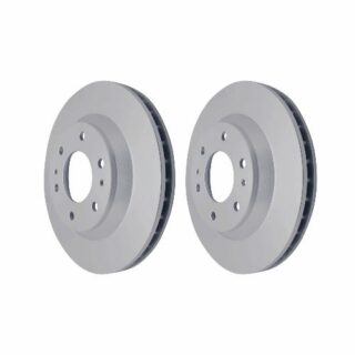 Front Geomet Coated Anti Rust Brake Rotor Set of 2
