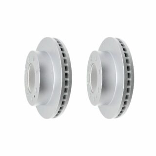 Front Geomet Coated Anti Rust Brake Rotor Set of 2