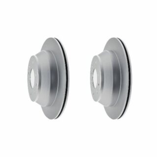 Rear Geomet Coated Anti Rust Brake Rotor Set of 2