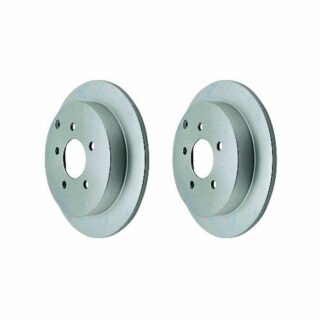 Rear Geomet Coated Anti Rust Brake Rotor Set of 2