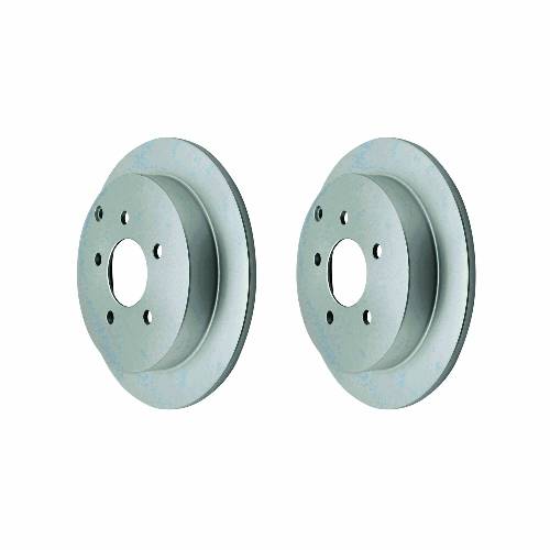 Rear Geomet Coated Anti Rust Brake Rotor Set of 2
