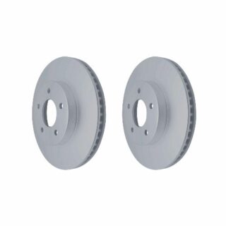 Front Geomet Coated Anti Rust Brake Rotor Set of 2