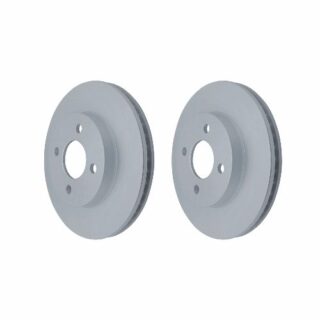Front Geomet Coated Anti Rust Brake Rotor Set of 2